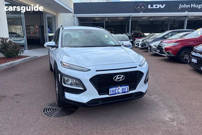 White 2020 Hyundai Kona SUV ACTIVE F