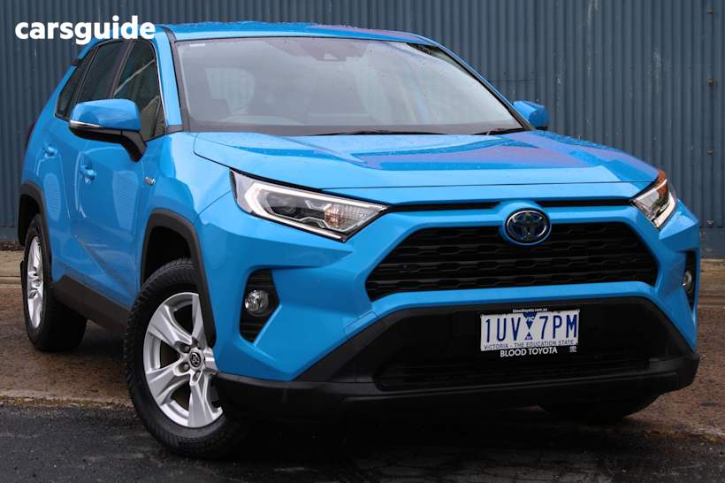 Blue 2021 Toyota RAV4 SUV GX 4X4