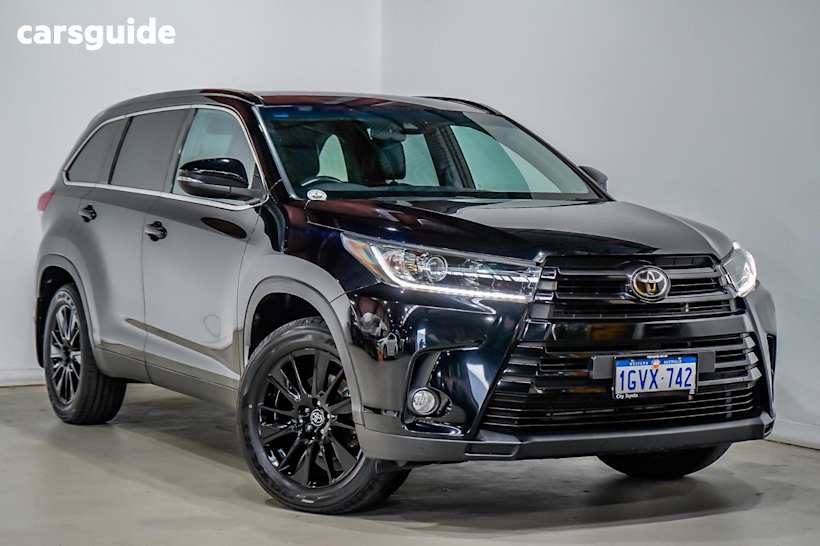 Black 2019 Toyota Kluger Wagon Gxl Black Edition (Awd)