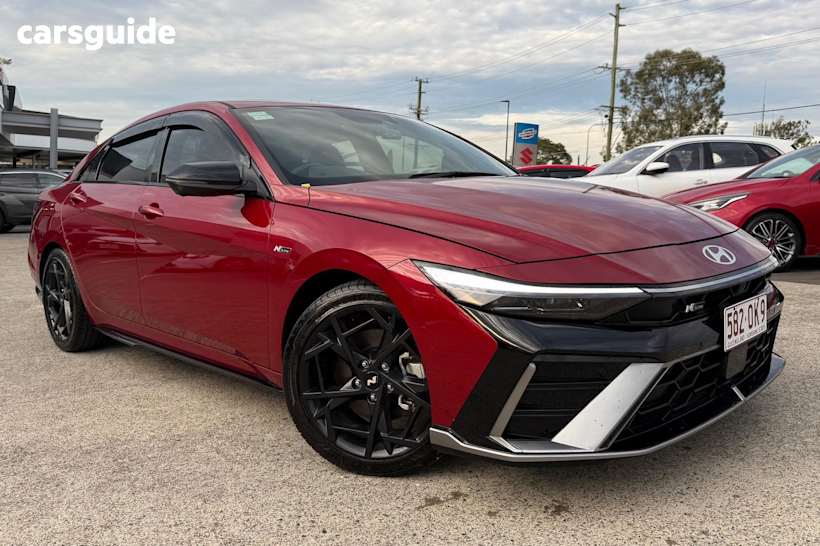 Red 2024 Hyundai I30 Sedan N LINE PREMIUM F
