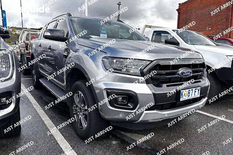 Grey 2020 Ford Ranger Ute Tray WILDTRAK 4X4