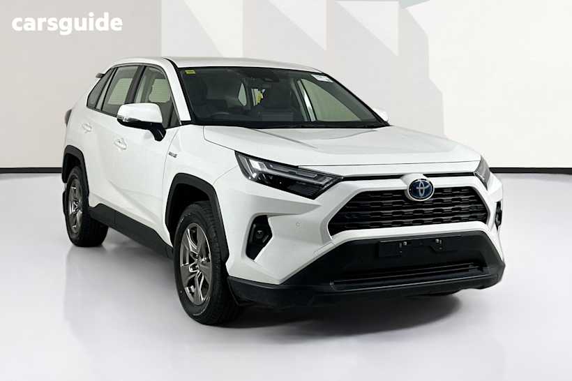 White 2024 Toyota RAV4 Wagon Gx (Awd) Hybrid