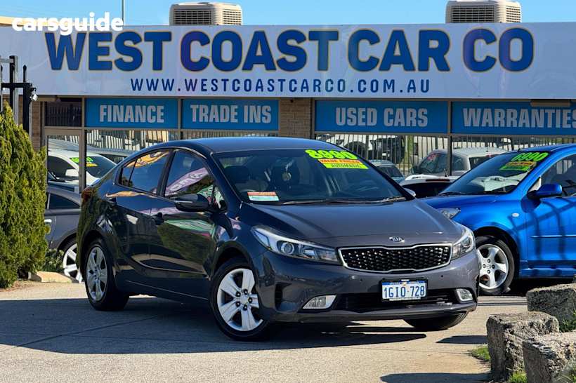 Blue 2017 Kia Cerato Sedan S