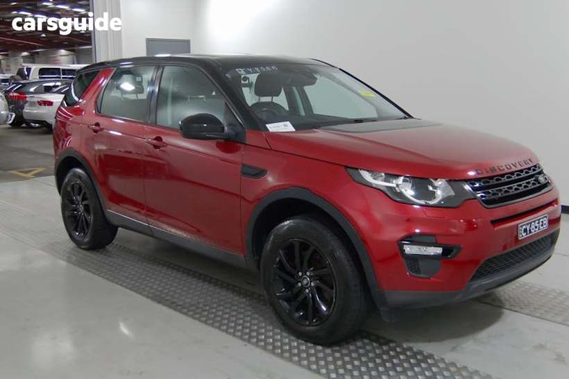 Red 2016 Land Rover Discovery Sport Wagon Td4 Se