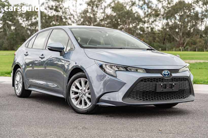 Grey 2021 Toyota Corolla Sedan ASCENT SPORT HYBRID F