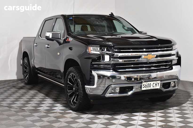 Black 2020 Chevrolet Silverado Ute Tray 1500 LTZ PREMIUM EDITION 4X4