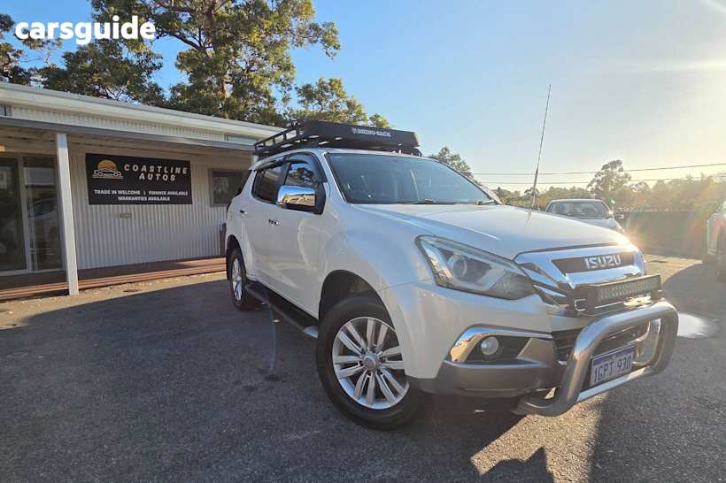 White 2018 Isuzu MU-X SUV LS-U 4X4