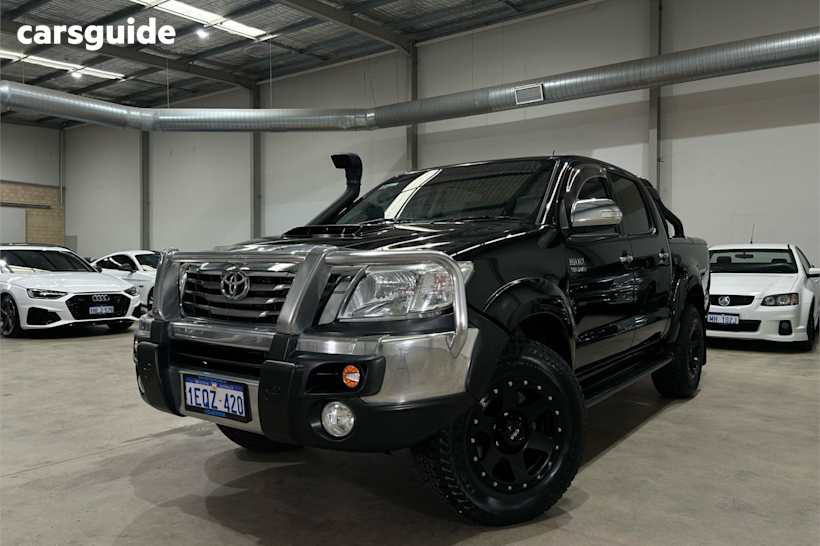 Black 2014 Toyota Hilux Ute Tray SR5 4X4