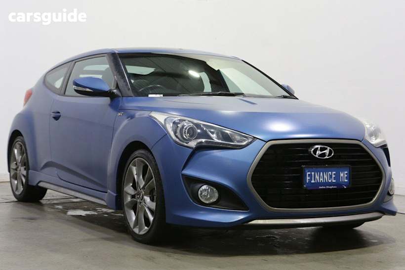 Blue 2016 Hyundai Veloster Hatch SR TURBO F