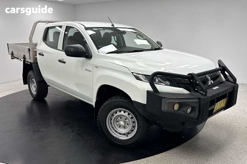 White 2020 Mitsubishi Triton Ute Tray GLX ADAS 4X4