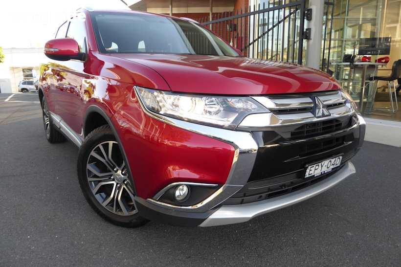 Red 2017 Mitsubishi Outlander SUV LS SAFETY PACK F