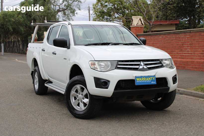 White 2012 Mitsubishi Triton Double Cab Utility Glx