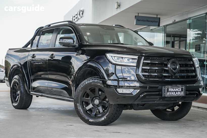 Black 2021 GWM UTE Dual Cab Utility Cannon-X (4X4)