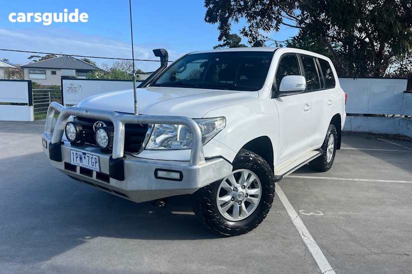 White 2012 Toyota Landcruiser SUV GXL 4X4