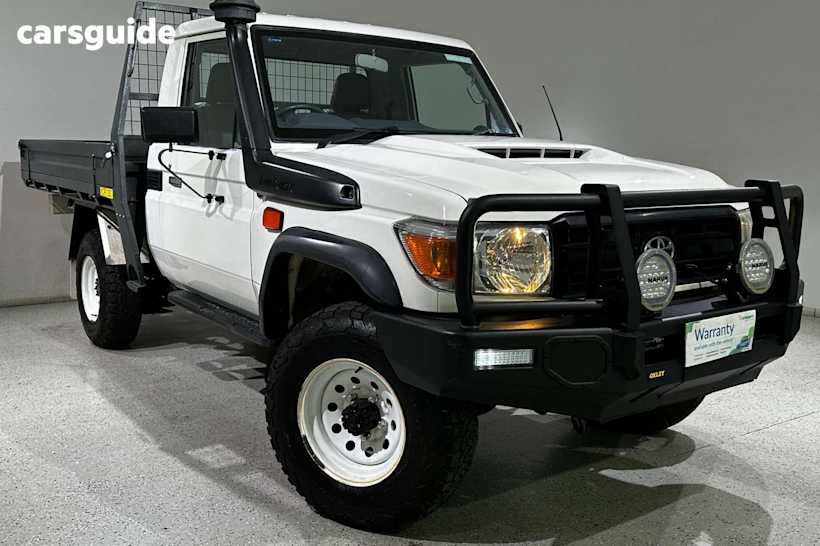 White 2018 Toyota Landcruiser Ute Tray WORKMATE 4X4