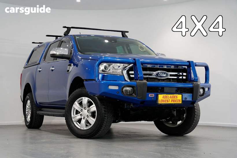 Blue 2019 Ford Ranger Ute Tray