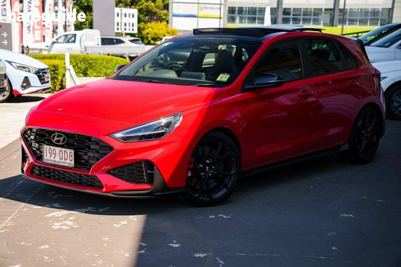 Red 2025 Hyundai I30 Hatchback N Premium With Sunroof