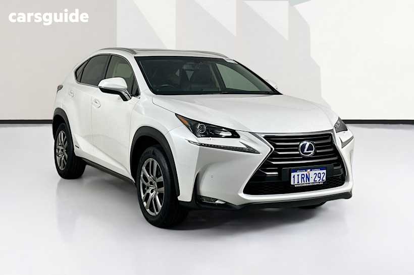 White 2014 Lexus NX300H Wagon Luxury Hybrid (Fwd)