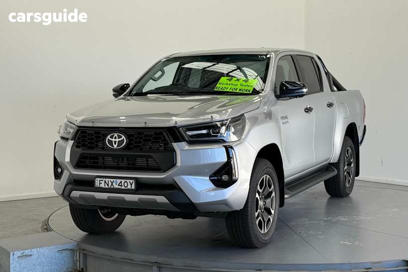 Silver 2024 Toyota Hilux Ute Tray SR5 48V 4X4