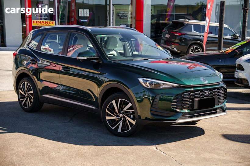 Green 2025 MG ZS SUV ESSENCE HYBRID+ F