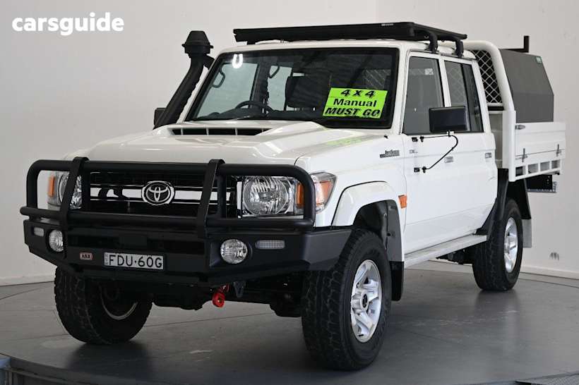White 2023 Toyota Landcruiser Double Cab Chassis Lc79 Gxl