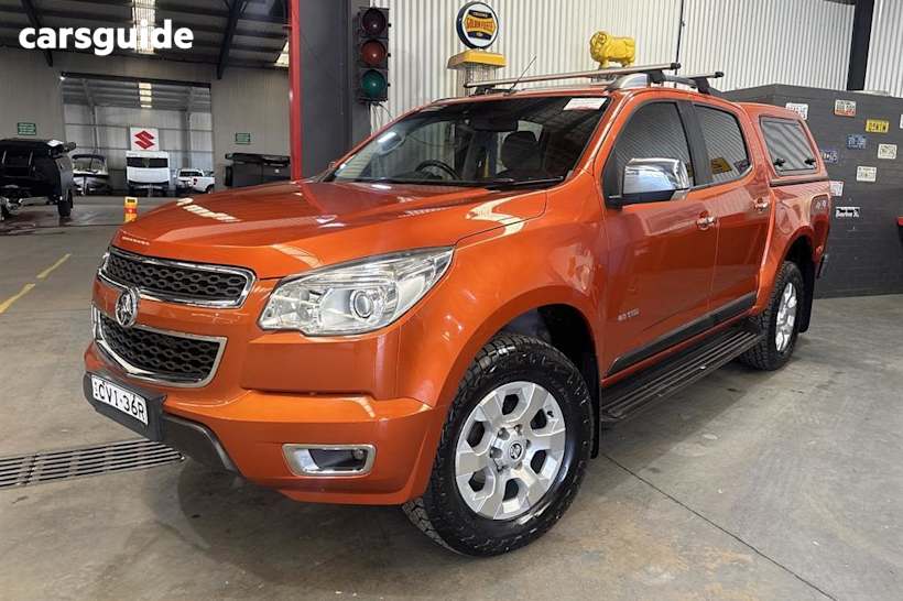 Orange 2014 Holden Colorado Crew Cab Pickup Ltz (4X4)