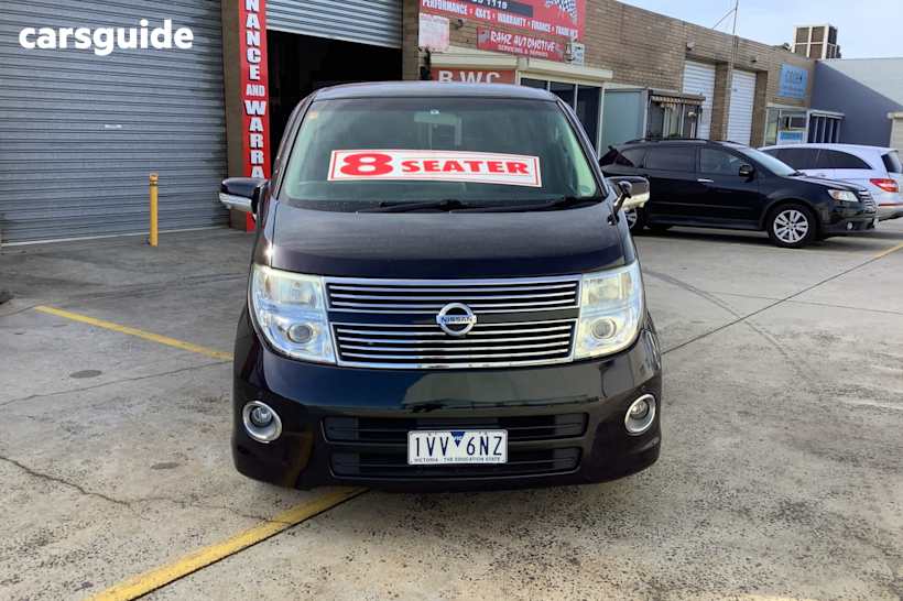 Black 2008 Nissan Elgrand Commercial