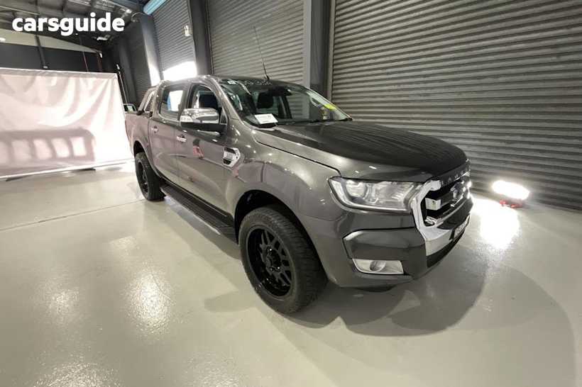 Grey 2017 Ford Ranger Dual Cab Utility Xlt 3.2 (4X4)