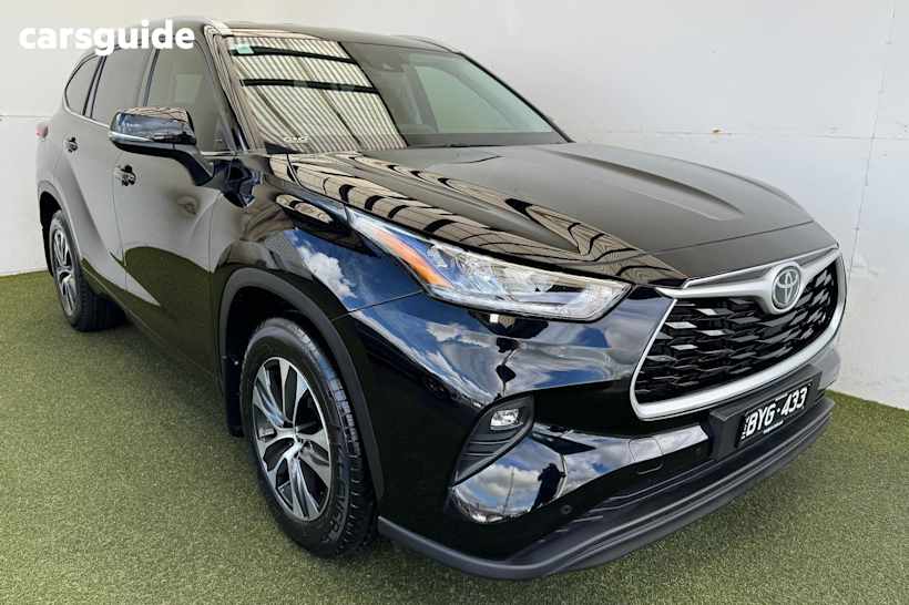 Black 2021 Toyota Kluger SUV GXL F