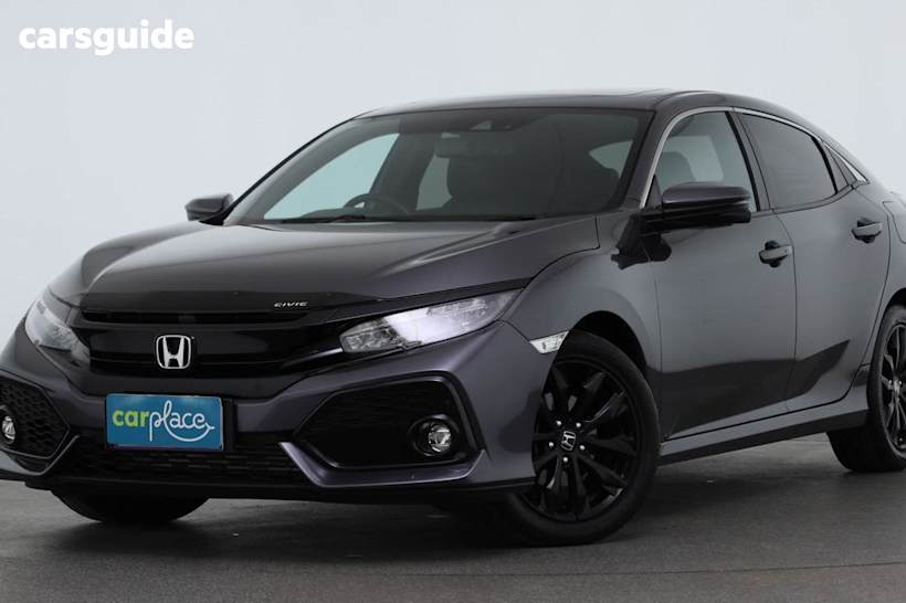Grey 2018 Honda Civic Hatchback Vti-Lx