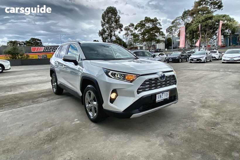 White 2021 Toyota RAV4 SUV GXL F