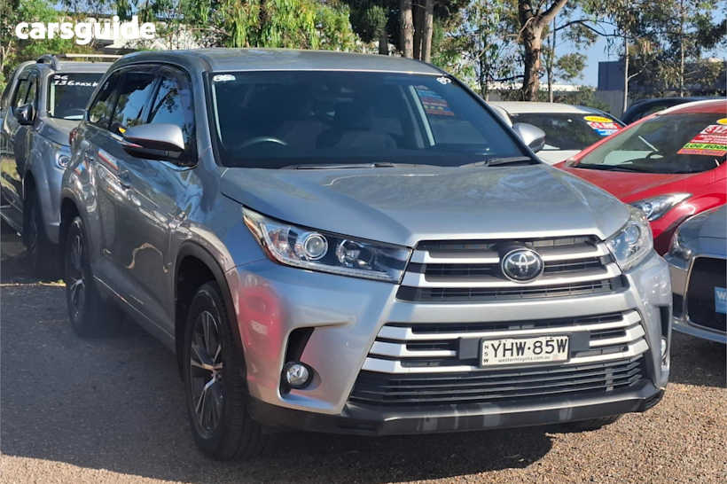 Silver 2018 Toyota Kluger SUV GX 4WD