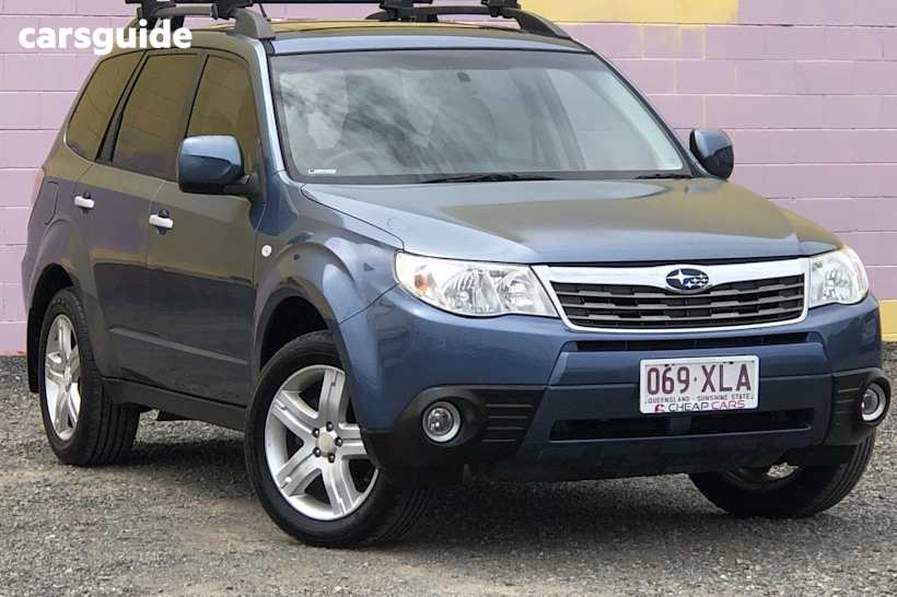 Blue 2010 Subaru Forester Wagon Xs Premium