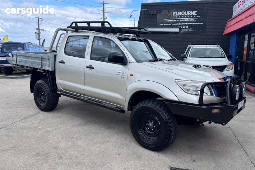 Silver 2013 Toyota Hilux Ute Tray SR 4X4