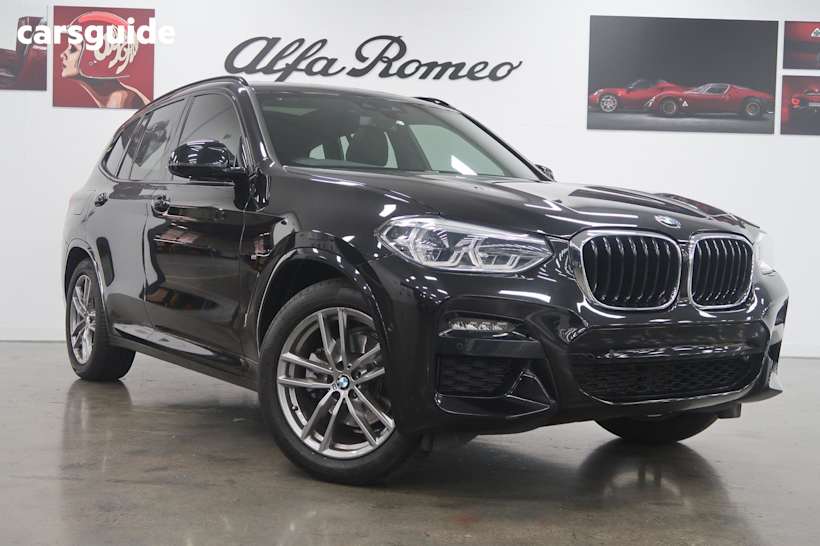 Black 2020 BMW X3 SUV XDRIVE20D 4X4