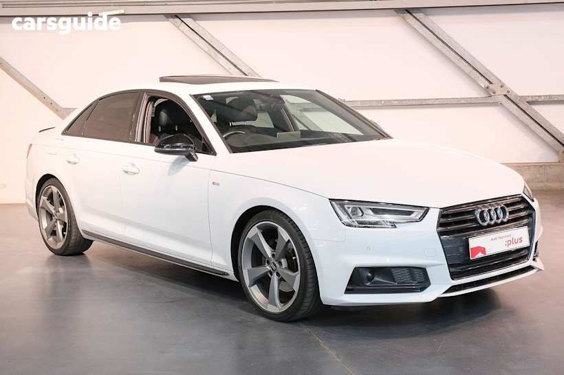White 2017 Audi A4 Sedan S LINE F