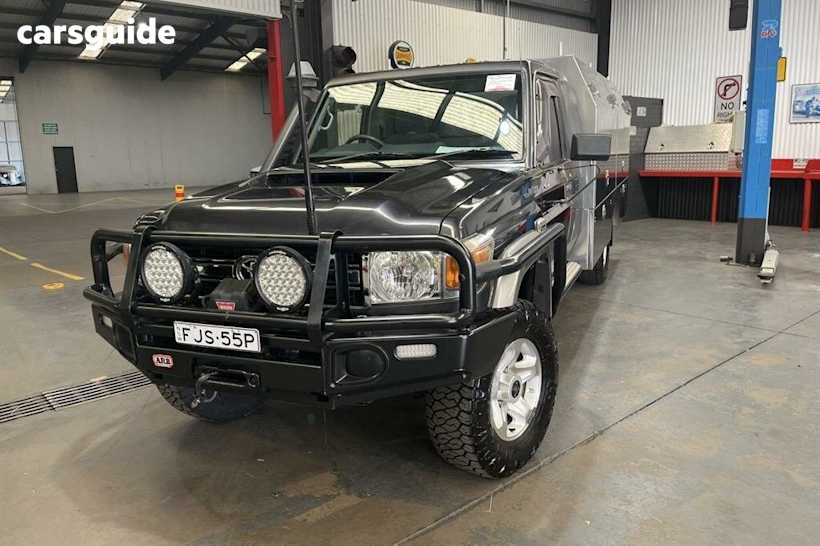 Grey 2017 Toyota Landcruiser Cab Chassis Gxl (4X4)