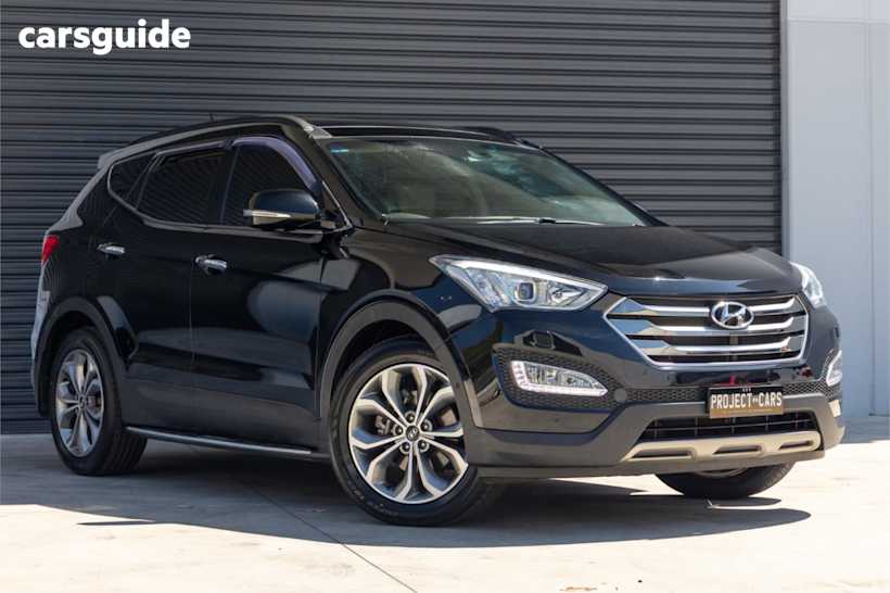 Black 2014 Hyundai Santa FE Wagon Highlander Crdi (4X4)