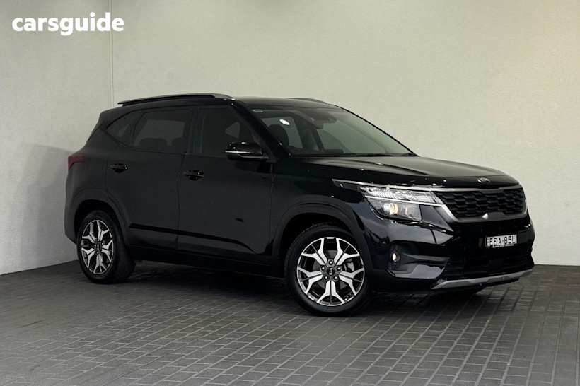 Black 2019 Kia Seltos Wagon Sport (Fwd)