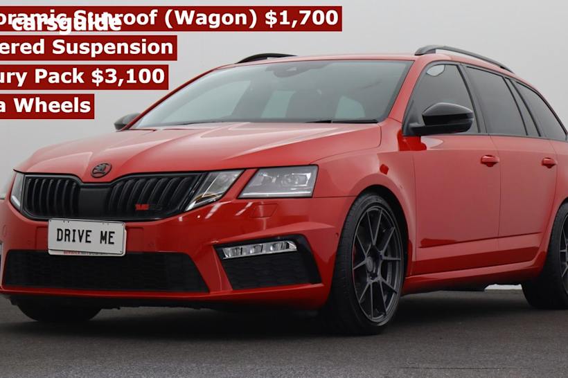 Red 2019 Skoda Octavia SUV RS 245 F