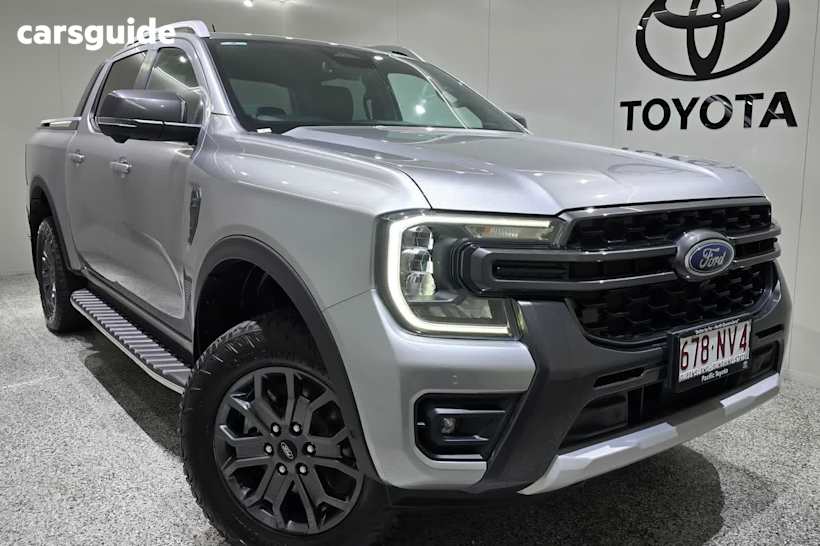 Silver 2023 Ford Ranger Double Cab Pick Up Wildtrak 2.0 (4X4)