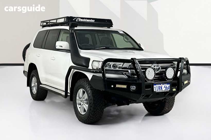 White 2019 Toyota Landcruiser Wagon Lc200 Gxl (4X4)