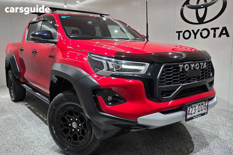 Red 2023 Toyota Hilux Ute Tray GR SPORT 4X4