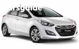 Blue 2014 Hyundai I30 Hatchback Trophy