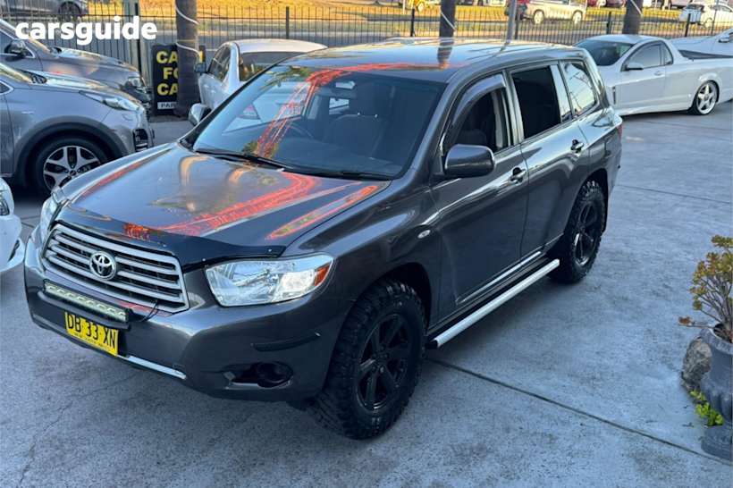 Grey 2007 Toyota Kluger SUV KX-R F