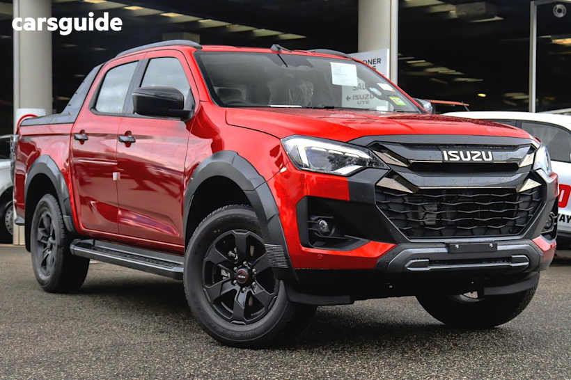 Red 2025 Isuzu D-MAX Ute Tray X-TERRAIN 4X4