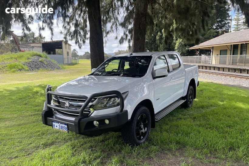 White 2018 Holden Colorado Ute Tray