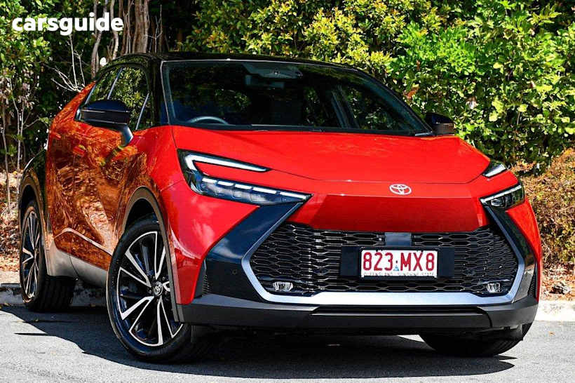 Red 2023 Toyota C-HR SUV KOBA F