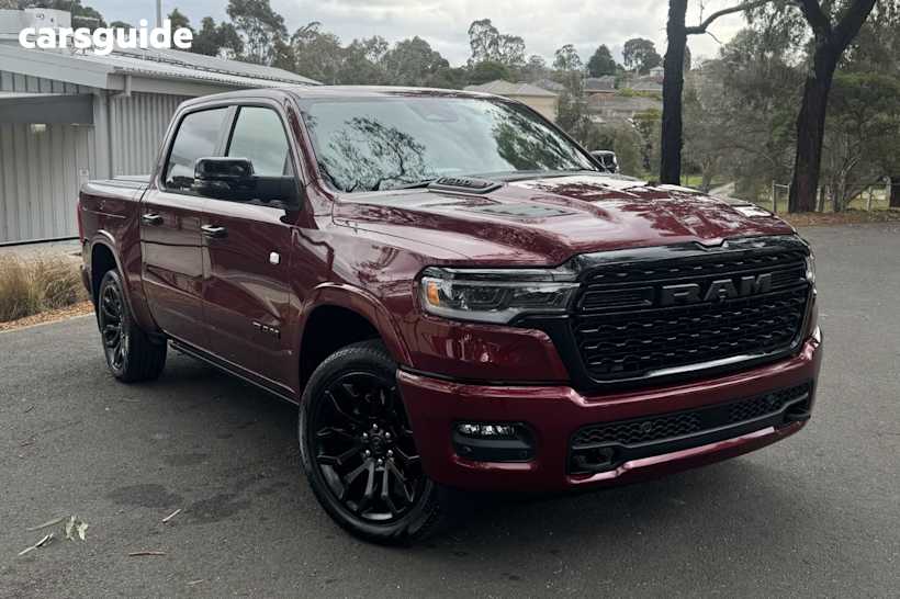 Red 2025 Ram 1500 Ute Tray LIMITED HURRICANE HO RAMBOX 4X4