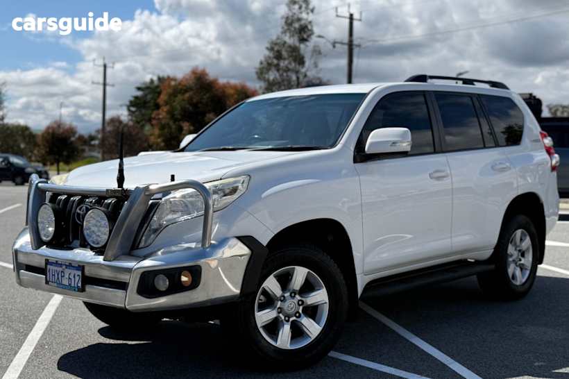 White 2017 Toyota Landcruiser Prado SUV GXL 4X4